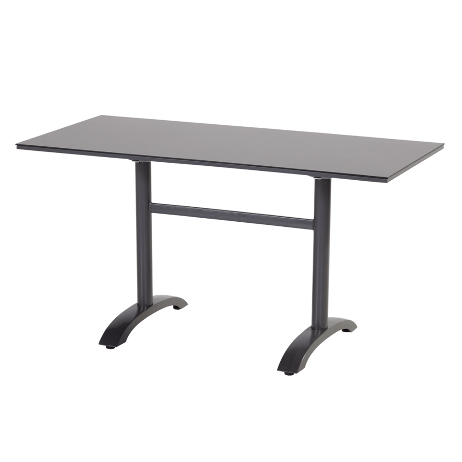 Sophie HPL Bistro Table 138x68cm with flip function antraciet