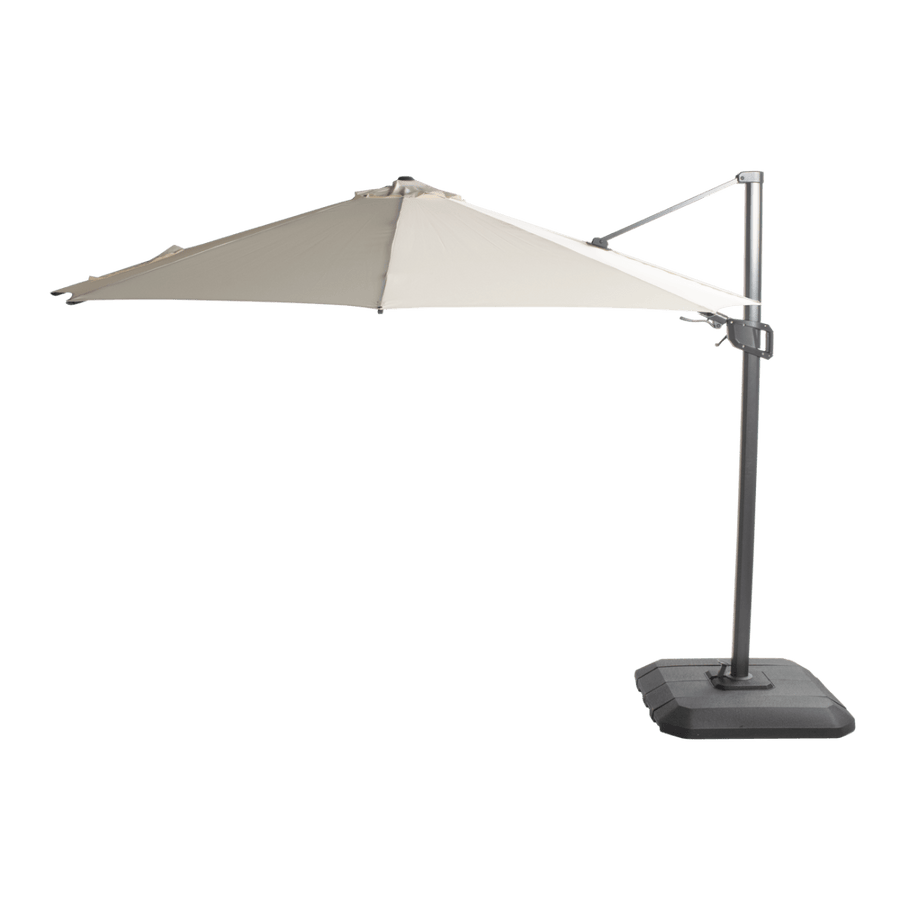 Shadowflex deluxe parasol r.350 cm Naturel