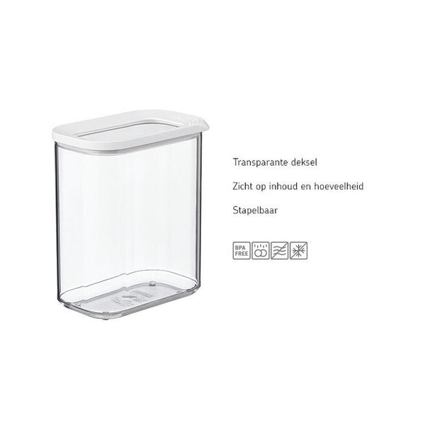 bewaardoos modula mini 375 ml - wit