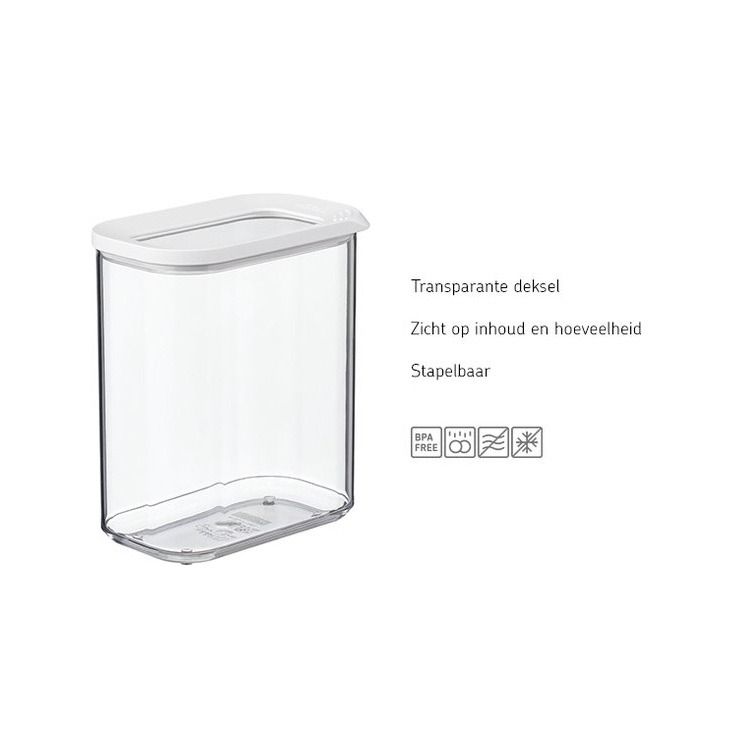 bewaardoos modula mini 375 ml - wit