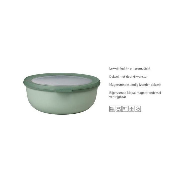 multikom cirqula rond 750 ml - nordic black