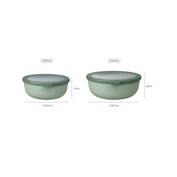 multikom cirqula rond 2250 ml - nordic white