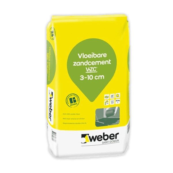 Weber Floor vloeibare zandcement zak 25 kg