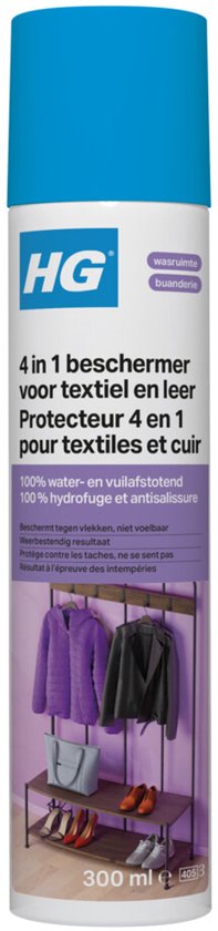 4 in 1 beschermer voor textiel