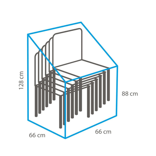 Premium beschermhoes stapelstoelen
