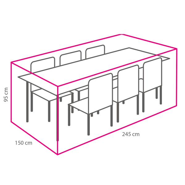 Premium beschermhoes tuinset L