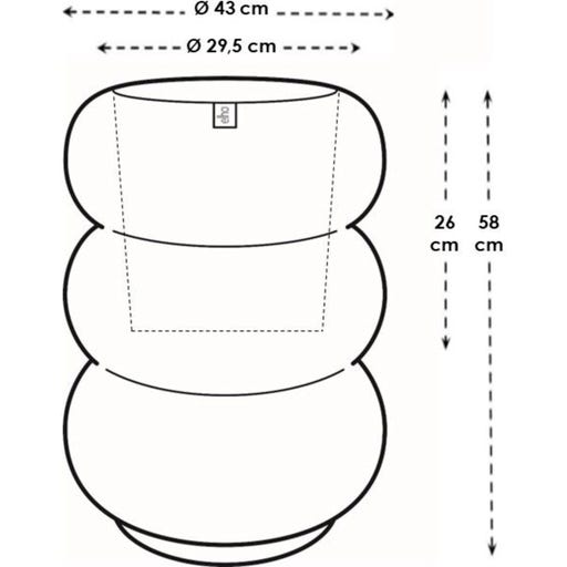 amber roll high 43cm