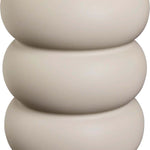 Bloempot Amber roll hoog beige