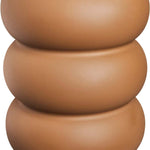 Bloempot Amber roll hoog caramel