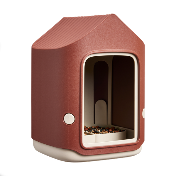 Cosy bird feeder rood