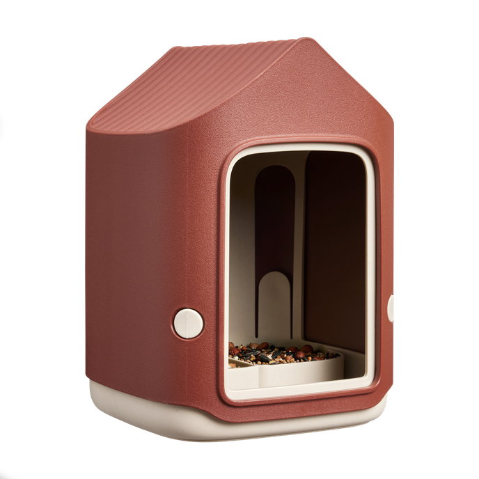 Cosy bird feeder rood