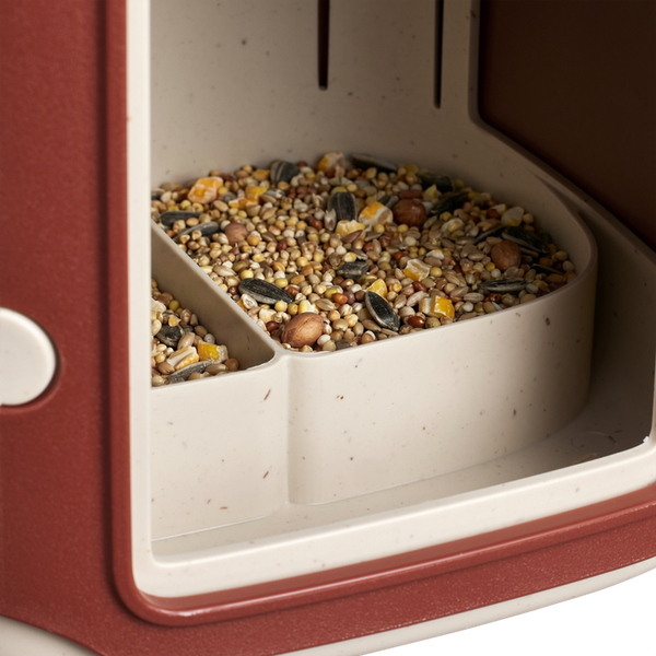 Cosy bird feeder rood