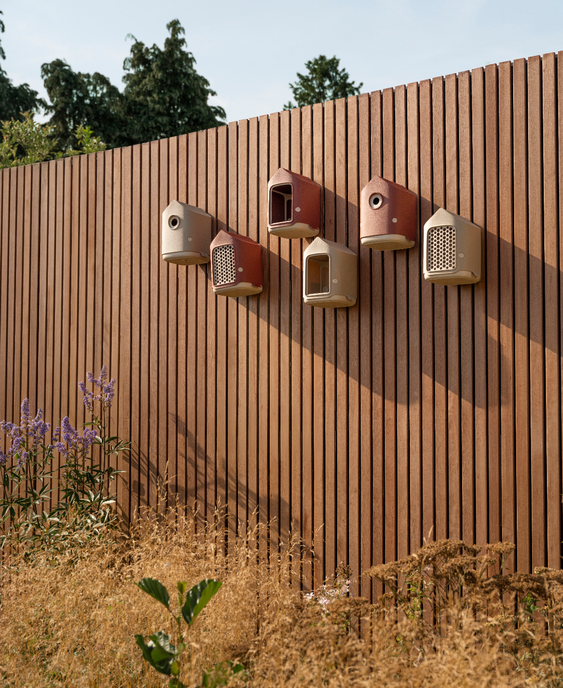 Cosy bird feeder rood