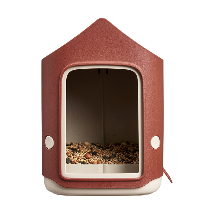 Cosy bird feeder rood