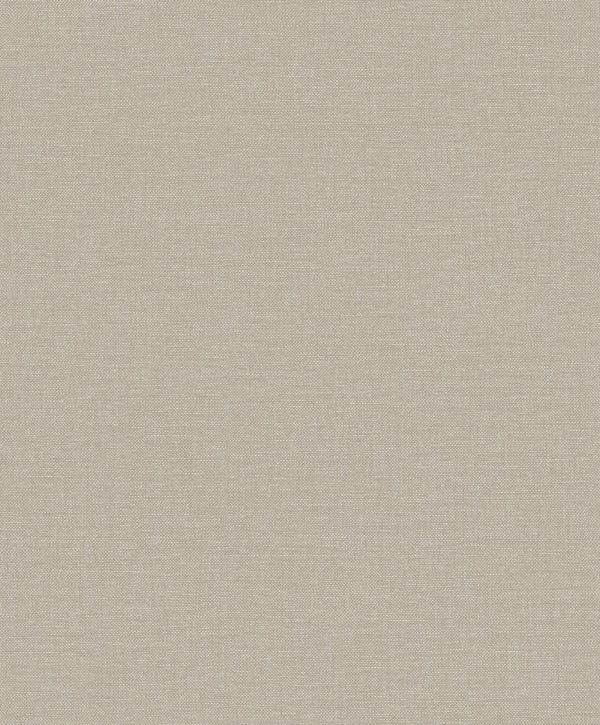 Vliesbehang Linnen Touch plain taupe