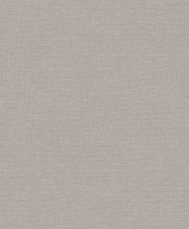Vliesbehang Linen & Textures effen linnenstructuur - Grijs