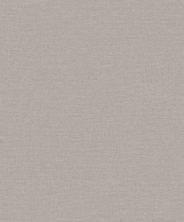 Vliesbehang Linen & Textures effen linnenstructuur - Grijs