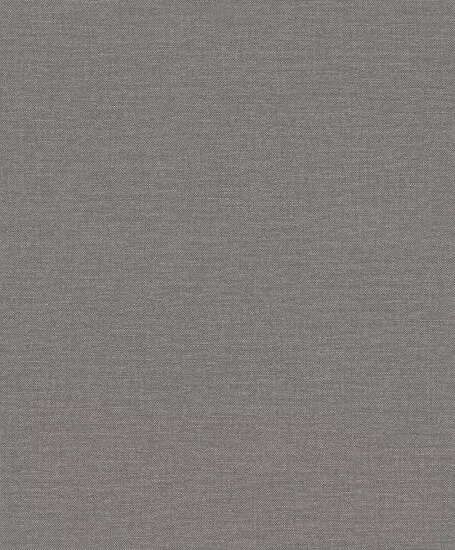 Vliesbehang Linen & Textures effen linnenstructuur - Grijs