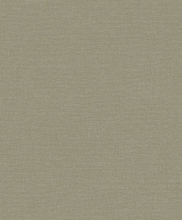 Vliesbehang Linnen Touch plain green