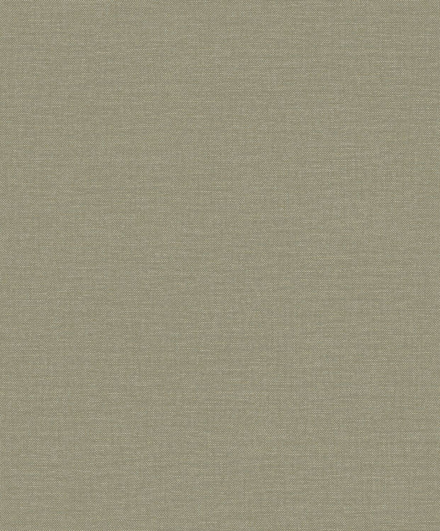 Vliesbehang Linnen Touch plain green