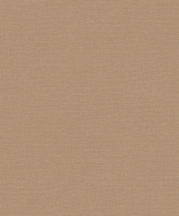 Vliesbehang Linnen Touch plain terracotta