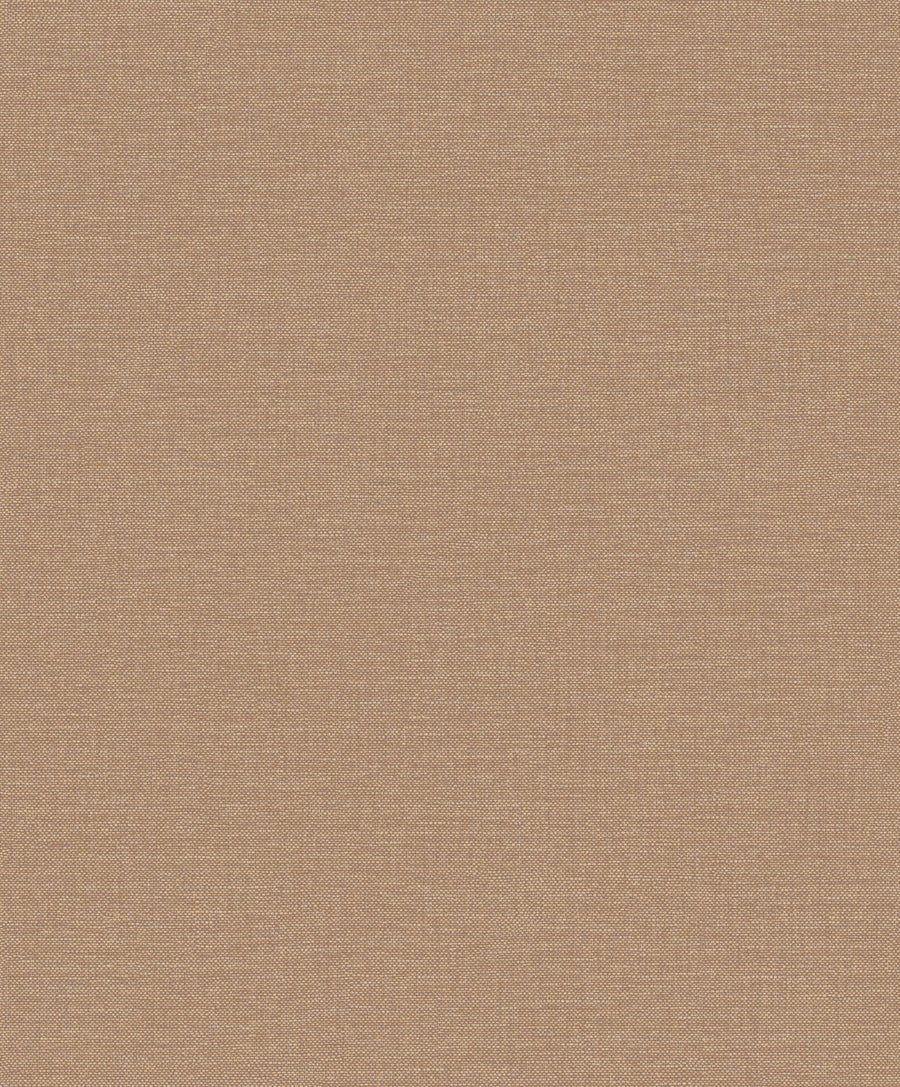 Vliesbehang Linnen Touch plain terracotta