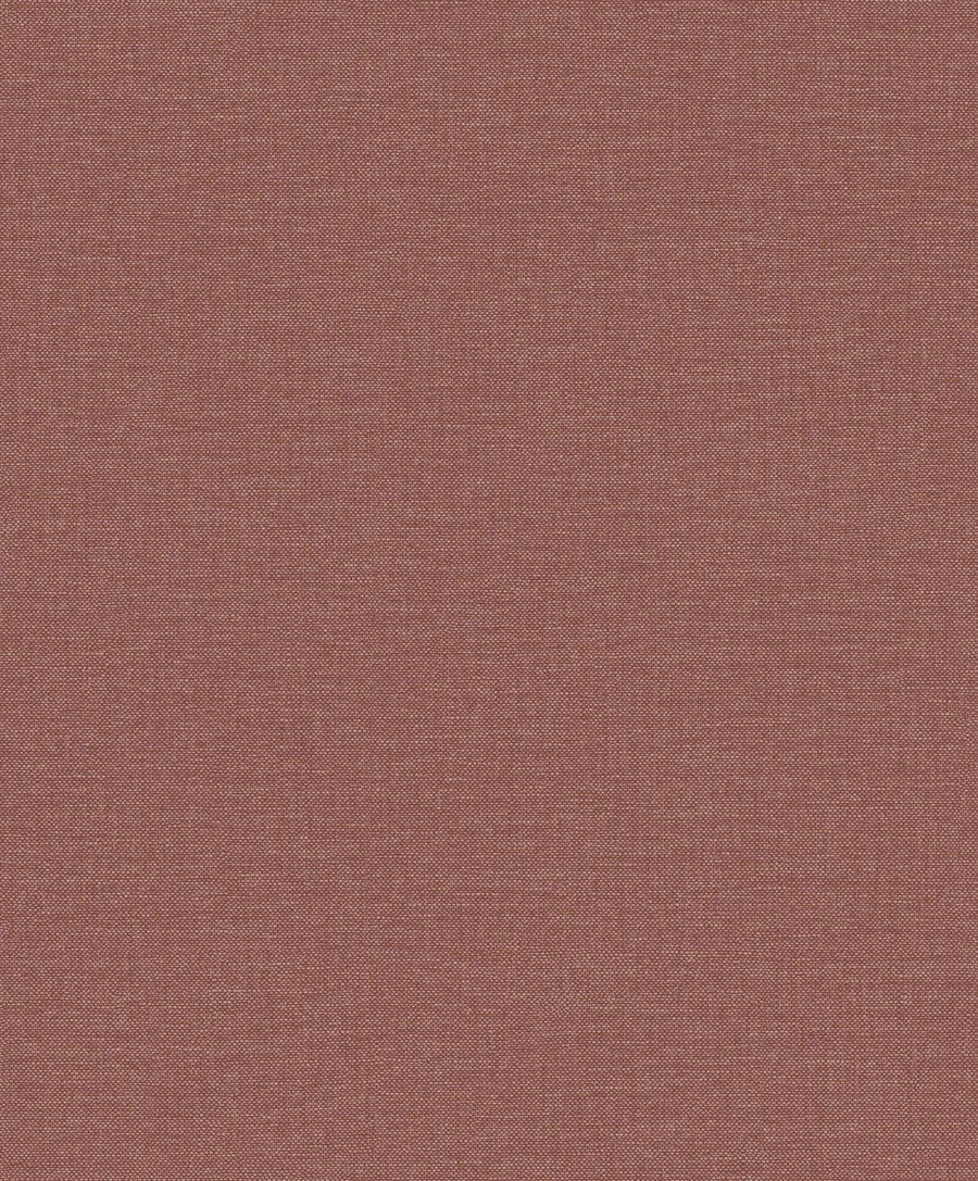 Vliesbehang Linnen Touch plain red