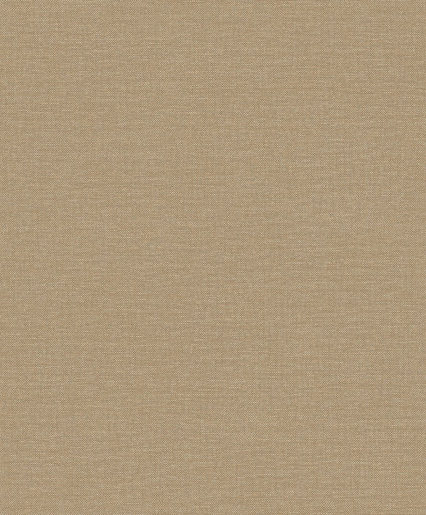 Vliesbehang Linnen Touch plain brown