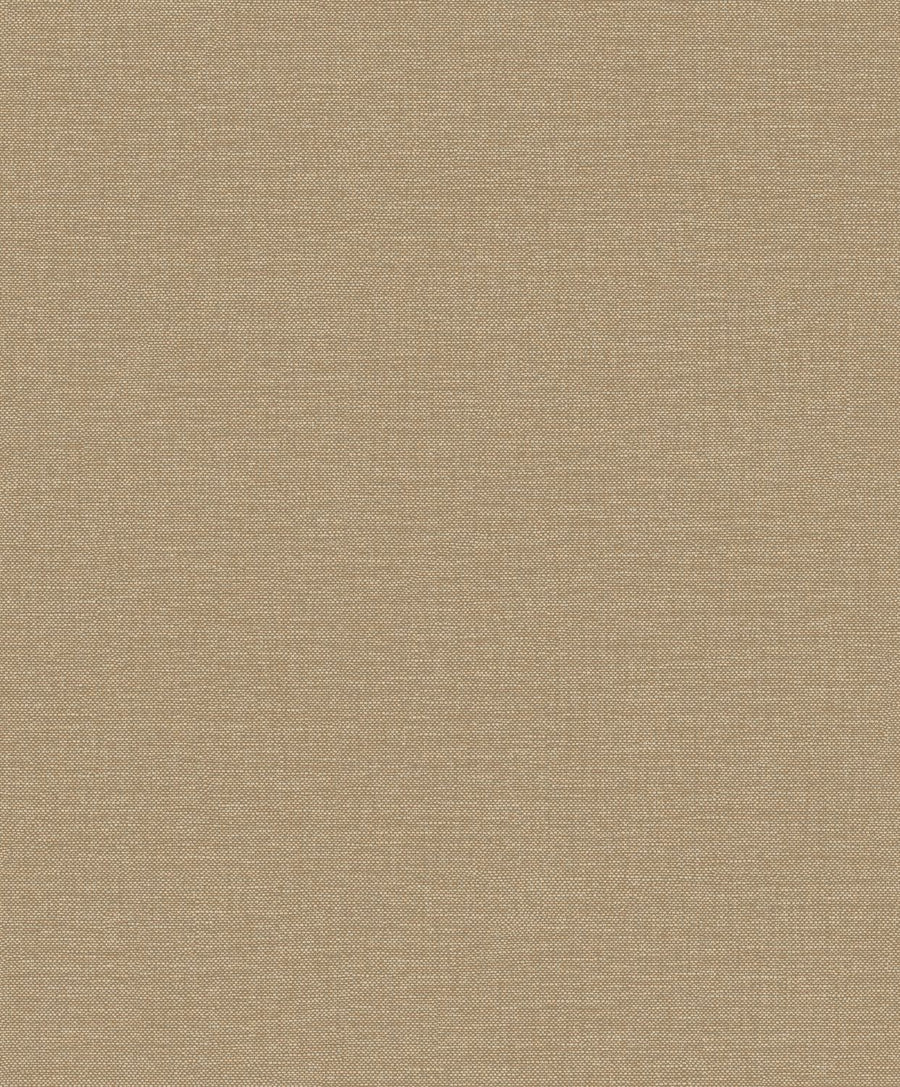 Vliesbehang Linnen Touch plain brown