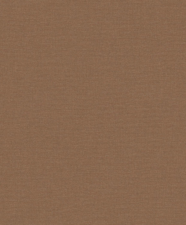 Vliesbehang Linnen Touch plain brown/copper