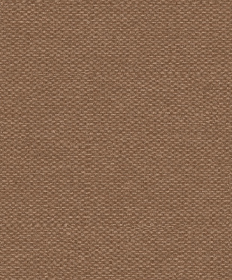 Vliesbehang Linnen Touch plain brown/copper