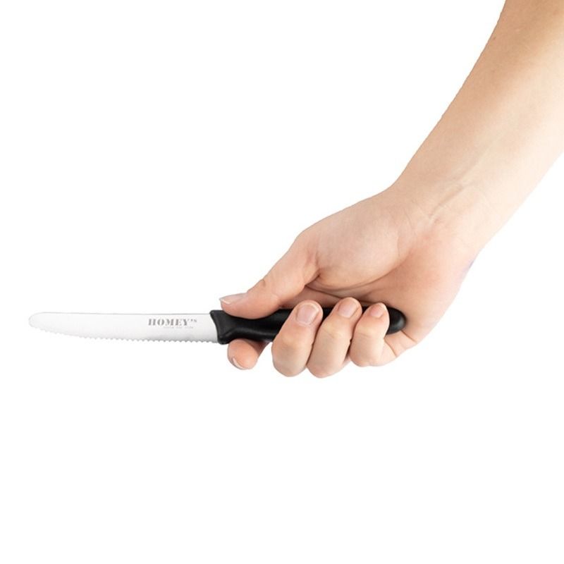 Multifunct. keukenmesje, Homey's, Mölti SVART 11cm, 2 st, bl