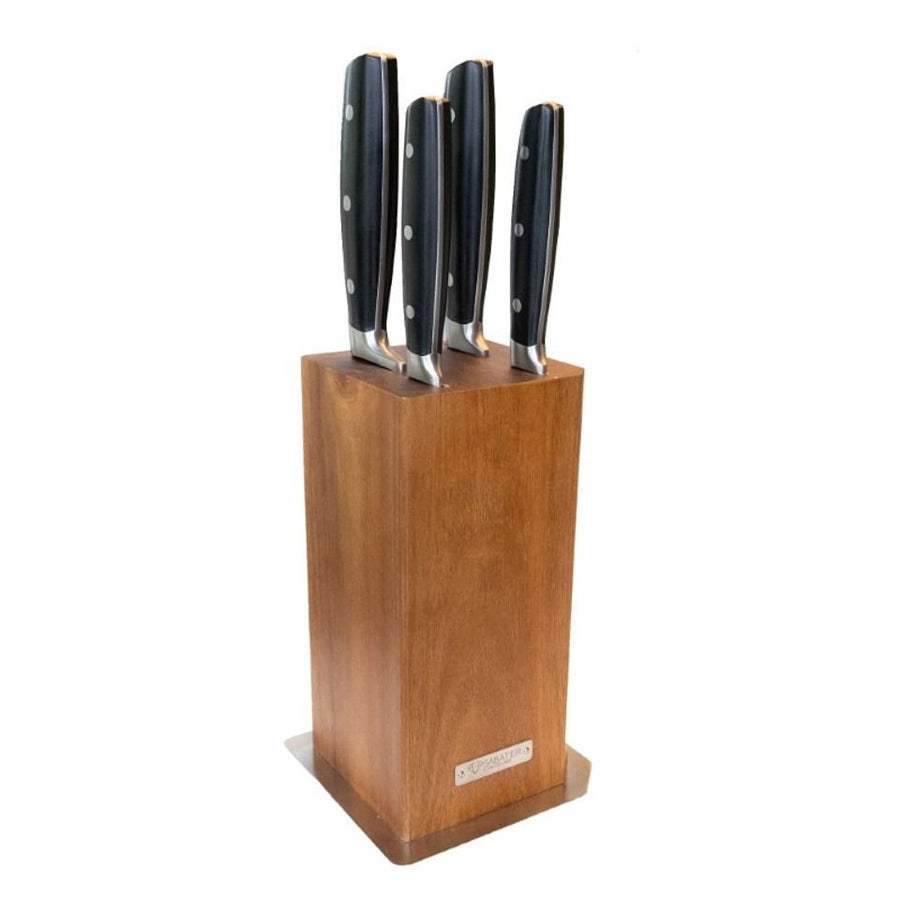 Messenblok, Diamant Sabatier, Alsace, 4-delig, Acacia, doos