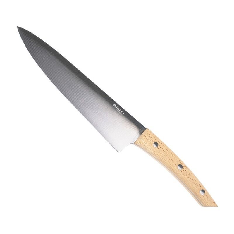 Koksmes, Homey's Bokträ, 20cm, RVS/beukenhout, Doos