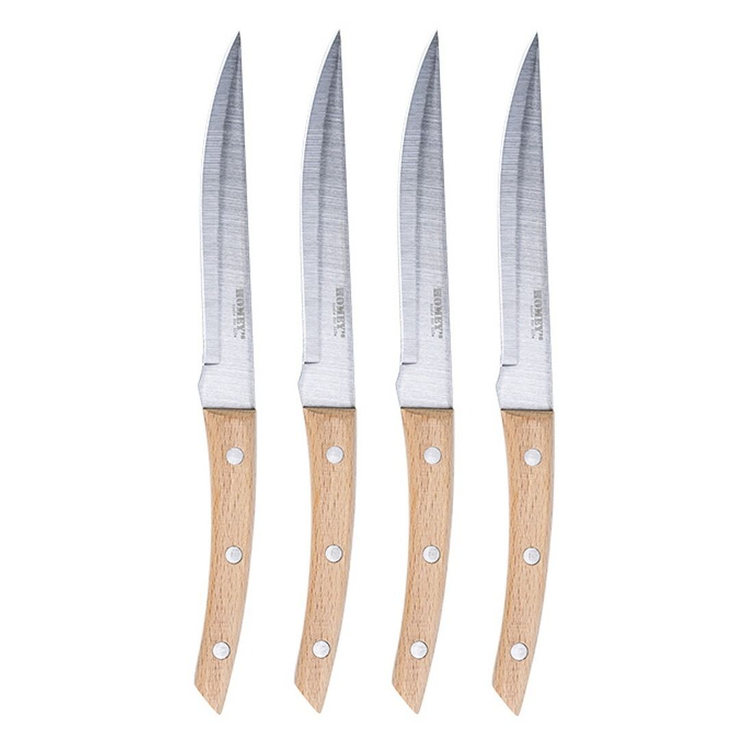 Steakmessenset 4-delig, Homey's Bokträ, glad, 13cm, doos