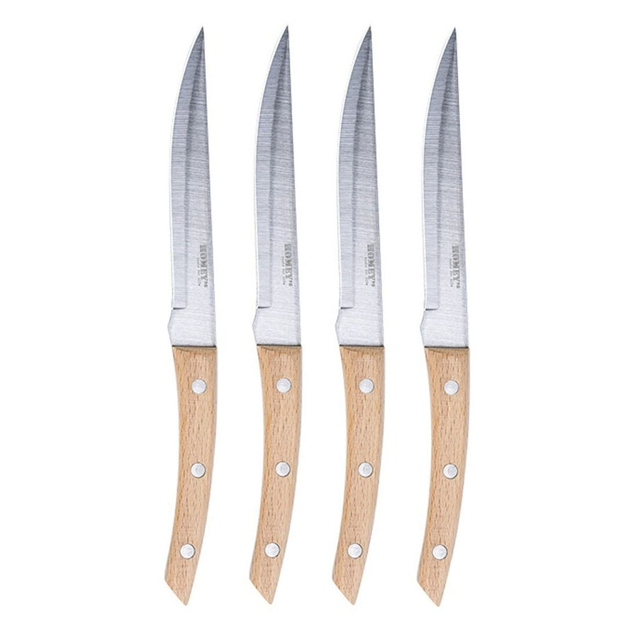 Steakmessenset 4-delig, Homey's Bokträ, glad, 13cm, doos