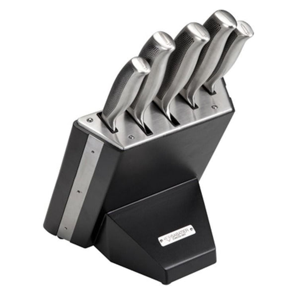 Messenblok, Sabatier, Riyouri, 5-dlg, zwart hout, doos