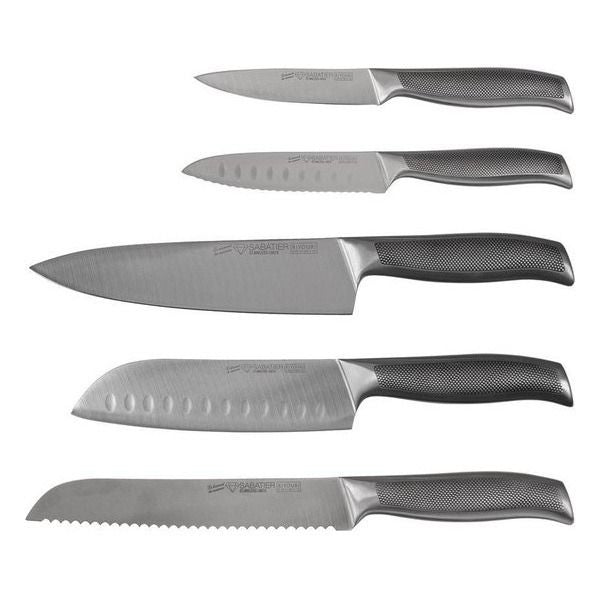 Messenblok, Sabatier, Riyouri, 5-dlg, nat.eiken, doos