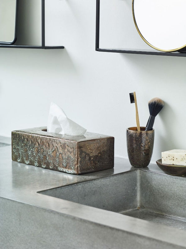 Ugo - Tissuehouder - Vintage bronze