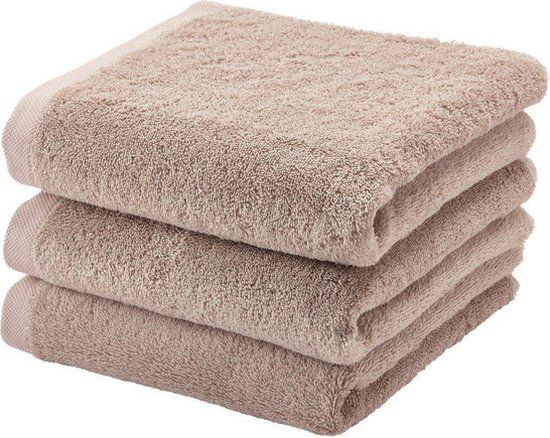 London - Handdoek - 55x100 cm - Nougat
