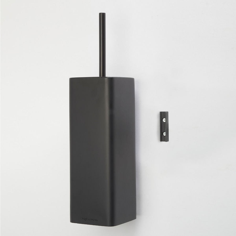 Khana - Toiletborstelhouder wand - Black