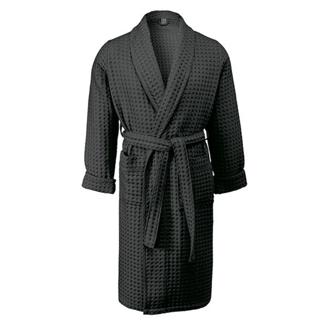 Viggo - Badjas - GOTS KATOEN - M - Dark grey