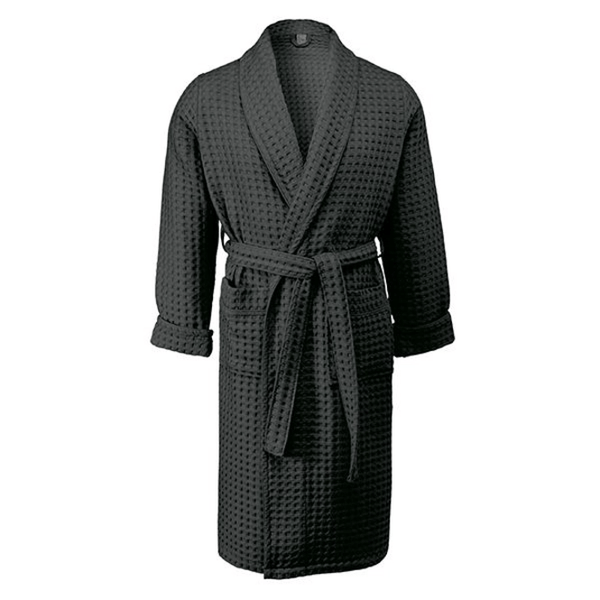 Viggo - Badjas - GOTS KATOEN - M - Dark grey