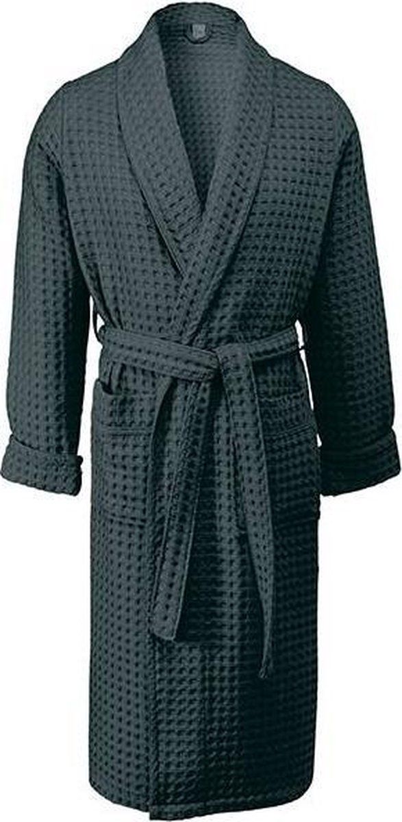 Viggo - Badjas - GOTS KATOEN - XL - Dark grey