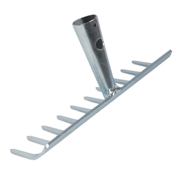 Tuinhark 10 tanden Verzinkt 25 cm Zonder steel