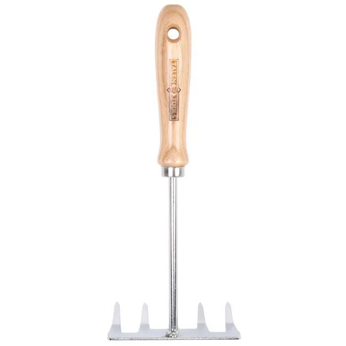 Handharkje 5 tands met houten handvat