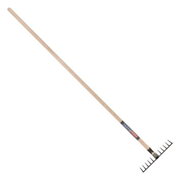 Tuinhark Gesmeed Professioneel 12 tanden Essenhouten steel 160 cm