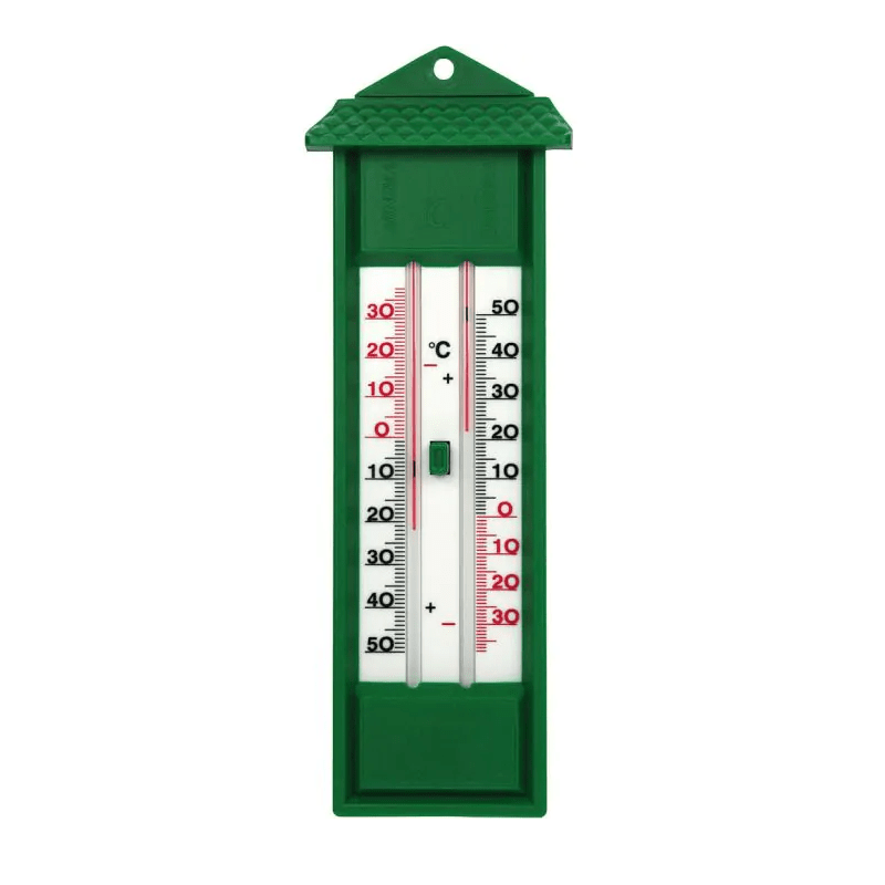 Thermometer min/max groen
