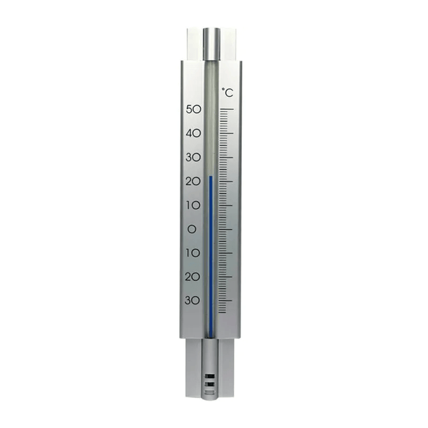 Thermometer metaal design 29 cm