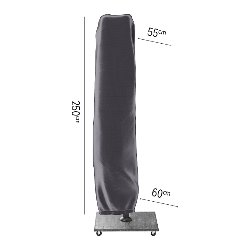 Free-arm parasol cover H250x55/60